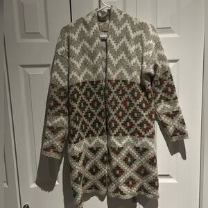Womens Dreamer Chevron Cardigan